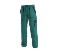 Dámske montérkové nohavice do pása CXS luxy ELENA, zeleno-čierna